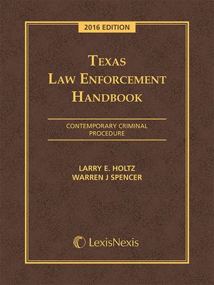 cover image of Texas Law Enforcement Handbook